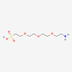 Chemical structure of Amino-PEG3-C2-sulfonic acid