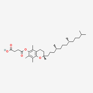 Chemical structure of D-α-Tocopherol Succinate