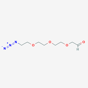Chemical structure of Ald-CH2-PEG3-azide