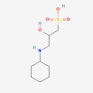 Chemical structure of CAPSO