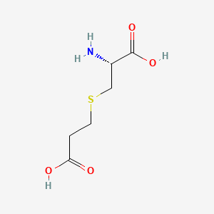 Chemical structure of S-(2-Carboxyethyl)cysteine