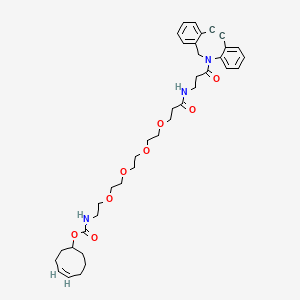 Chemical structure of TCO-PEG4-DBCO