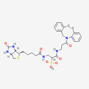 Chemical structure of DBCO-Sulfo-Link-biotin