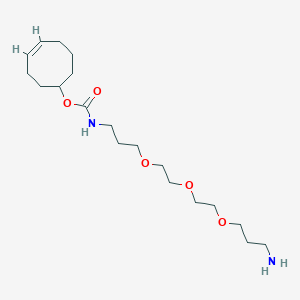 Chemical structure of TCO-C3-PEG3-C3-amine