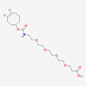 Chemical structure of TCO-PEG4-acid