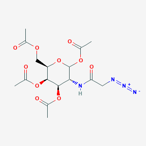 Chemical structure of Ac4GalNAz