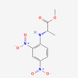 Chemical structure of N-(2,4-Dinitrophenyl)-L-alanine Methyl Ester