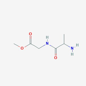 Chemical structure of Methyl alanylglycinate