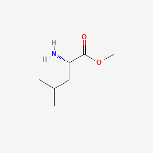 Chemical structure of Methyl L-leucinate