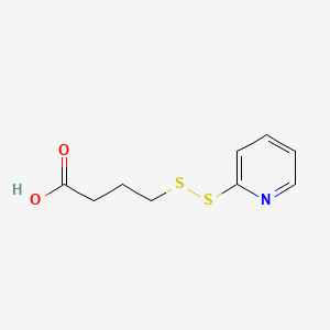 Chemical structure of Acid-C3-SSPy
