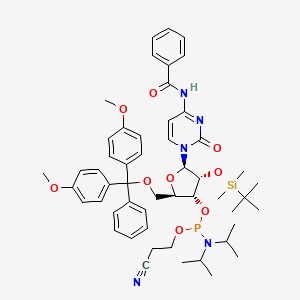 Chemical structure of Bz-rC Phosphoramidite