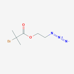 Chemical structure of Br-Boc-C2-azido