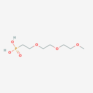 Chemical structure of m-PEG3-phosphonic acid
