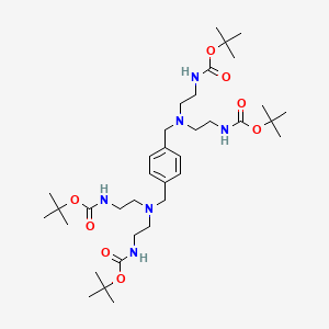 Chemical structure of Ph-Bis(C1-N-(C2-NH-Boc)2)