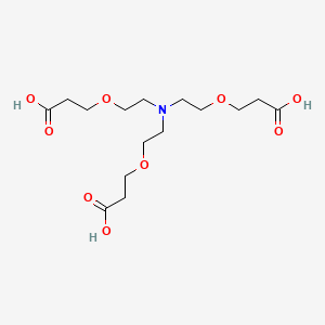 Chemical structure of Tri-(PEG1-C2-acid)