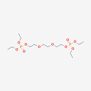 Chemical structure of PEG3-bis(phosphonic acid diethyl ester)