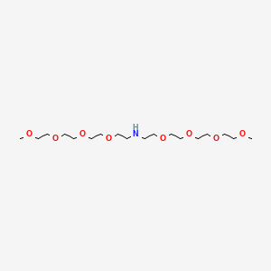 Chemical structure of NH-bis(m-PEG4)