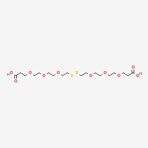 Chemical structure of Acid-PEG3-SS-PEG3-acid