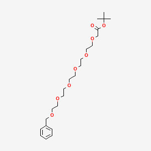 Chemical structure of BnO-PEG5-Boc