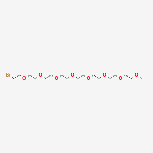 Chemical structure of m-PEG8-Br