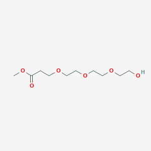 Chemical structure of Hydroxy-PEG3-methyl ester