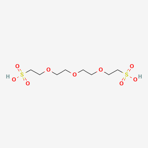 Chemical structure of Bis-PEG3-sulfonic acid