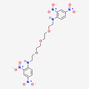 Chemical structure of DNP-PEG3-DNP