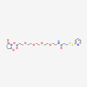 Chemical structure of SPDP-PEG4-NHS ester