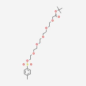 Chemical structure of Tos-PEG5-CH2COOtBu