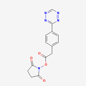 Chemical structure of Tetrazine-NHS Ester
