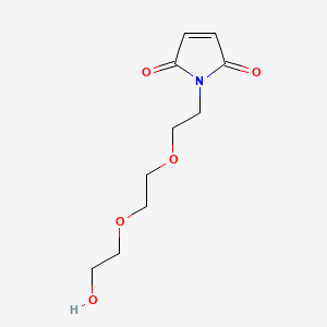 Chemical structure of Mal-PEG3-alcohol