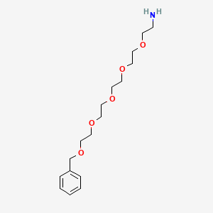 Chemical structure of Benzyl-PEG5-amine