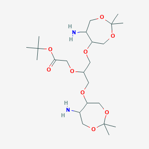 Chemical structure of Acid-PEG5-TEMPO