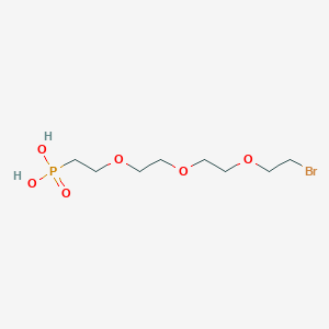 Chemical structure of Bromo-PEG3-phosphonic acid