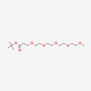 Chemical structure of m-PEG5-Boc