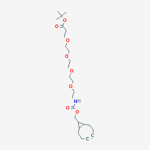 Chemical structure of endo-BCN-PEG4-Boc