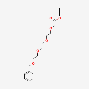 Chemical structure of Benzyl-PEG3-CH2-Boc