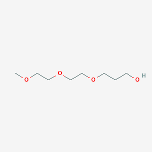 Chemical structure of m-PEG3-CH2-alcohol