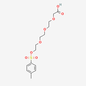 Chemical structure of Tos-PEG3-CH2COOH