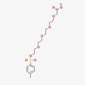 Chemical structure of Tos-PEG4-CH2COOH