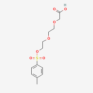 Chemical structure of Tos-PEG2-CH2COOH