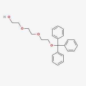 Chemical structure of Tr-PEG3-OH