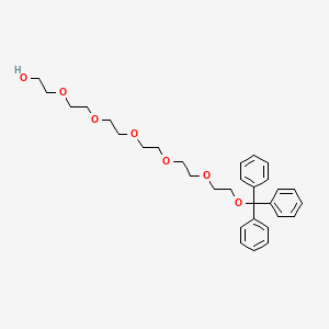 Chemical structure of Tr-PEG6-OH
