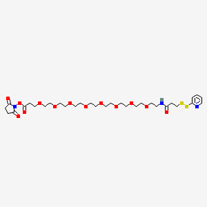 Chemical structure of LC-PEG8-SPDP