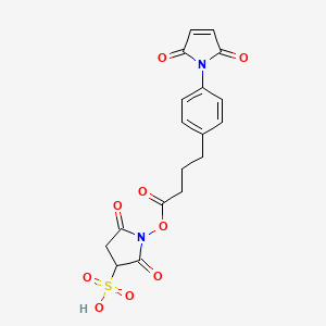 Chemical structure of Sulfo-SMPB sodium