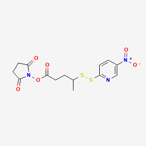 Chemical structure of NO2-SPP