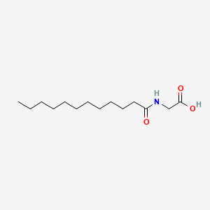Chemical structure of N-Lauroylglycine