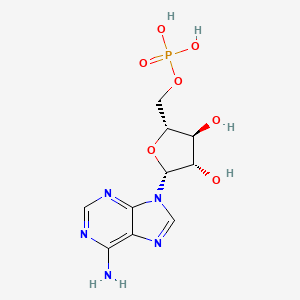 Chemical structure of Vidarabine phosphate