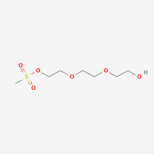 Chemical structure of Hydroxy-PEG3-MS