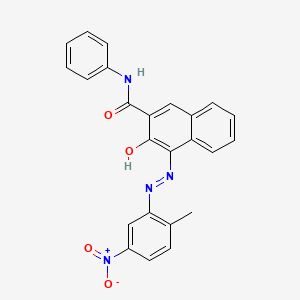 Chemical structure of Pigment Red 22